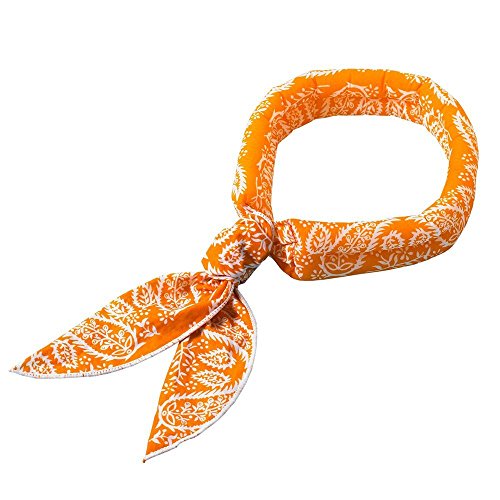 Jelly BeadZ Neck Cooling Scarf Wrap, Keep You Cool, Bandana, ORANGE