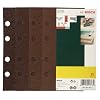 Bosch Zubeh�r 2607019495 25-teiliges Schleifblatt-Set f�r Schwingschleifer 93x185 mm (8x gelocht), K�rnung 40 - 120