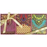 Paisley Designs Pocket Note Pad Trio with Desk Caddy
