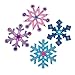 Foam Jumbo Snowflakes - 24 Pc Winter Craft Foam Shapes to decorate