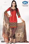 Dress materials - Crepe Dress Material Elegant Designer Unstitched Salwar Suit D.No 8168