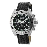 Android Divemaster Silverjet 500 Quartz Chronograph Leather Strap Watch