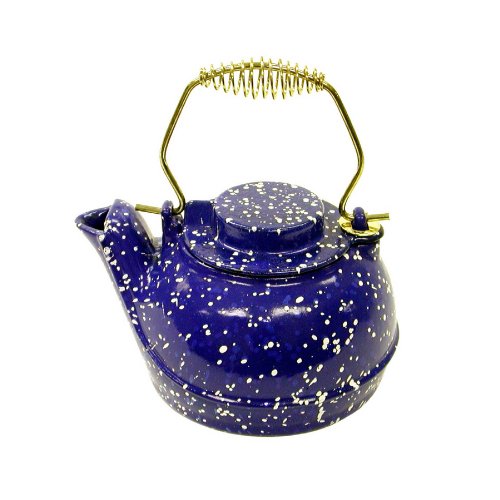 Landmann USA 2.5 Qt Blue Porcelain Enamel Kettle 1606