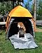 Petego UMBRA TENT-portable pop up pet home travel crate kennel-Great for beach & camping. Large 35