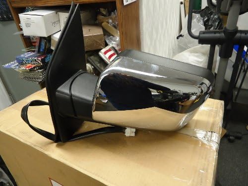 04 05 06 07 08 09 10 Nissan Titan; 05-10 Armada; 04-05 Infiniti QX56 Chrome Power Heated Side View Mirror Driver LH Side