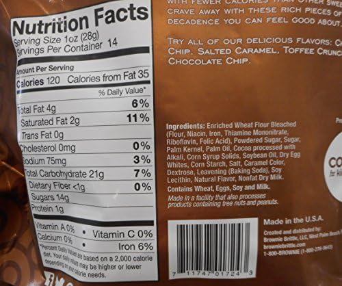 Sheila G's Brownie Brittle Bundle of Three Flavors with New Peanut Butter: One 5 oz bag of Peanut Butter, Salted Caramel, and Mint Chocolate Chip