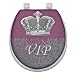 Abattant Toilette WC VIP - Violet - Fixation Incluse - Neuf