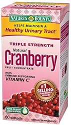 Nature's Bounty Triple Strength Cranberry w. Vit C Softgels, 60 ct