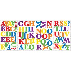 RoomMates RMK1253SCS Express Yourself Primary Peel & Stick Appliques