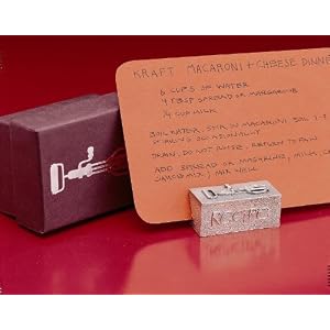 Pewter Recipe Card Stand w  Hand Mixer Theme