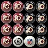 Washington Redskins Home and Away Complete Billiard Ball Set