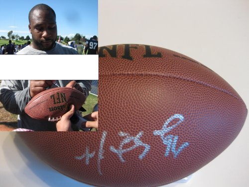 MARCUS SPEARS DALLAS COWBOYS,LSU,SIGNED NFL FOOTBALL WITH PROOF + COA