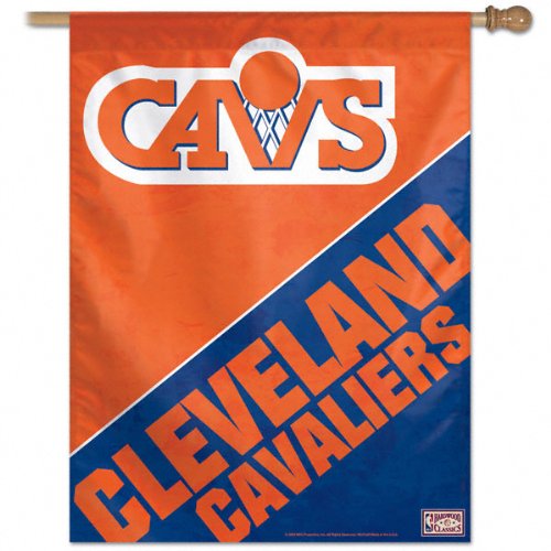 Cleveland Cavaliers 1984 Throwback Vertical Flag: 27x37 Banner