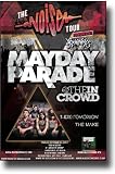 Mayday Parade Poster - Concert Flyer - The Noise Tour 2011