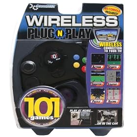 Plug-N-Play Wireless Controller with 101 Games by DreamGear