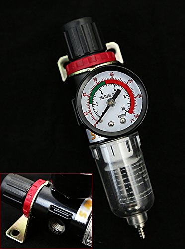 Regulator Gauge Water Trap Air Tool Compressor W/ 1/4