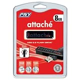 PNY Technologies Attache 2 USB 2.0 Drive LED 8GB Ref F-FD8GBA2-BX [Pack 2 and 1GB Drive]
