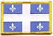 Écusson brodé Flag Patch Canada Quebec - 8 x 6 cm