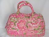 Vera Bradley Petal Pink Lola Tote Handbag Purse New
