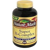 Nature Made Super Vitamin B-Complex with Vitamin C - 300 Tablets