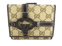 Gucci Wallets (Beige Brown) Large Royal Logo Wallet 181698