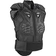Fox Racing Titan Sport Sleeveless Jacket Men's Roost Deflector Motocross Motorcycle Body Armor w/ Free B&F Heart Sticker Bundle - Black