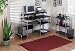 Ameriwood 15096 Metal Desk with Bookcase