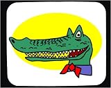 Mauspad mit Dekoration - Australien, Reptilien, Krokodil, Outback