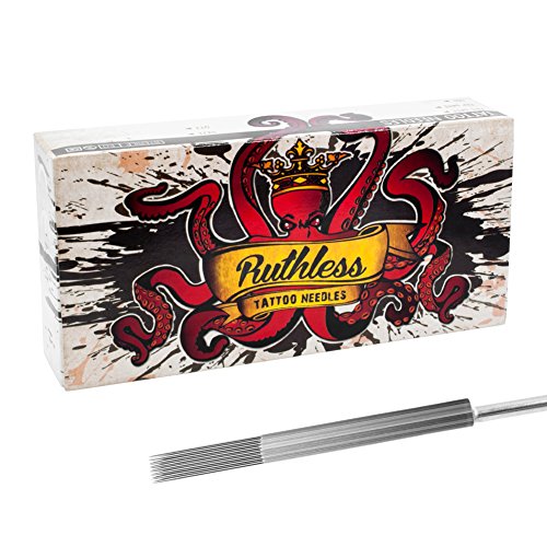 Ruthless Tattoo Needles 7 Flat (7F) Box of 50