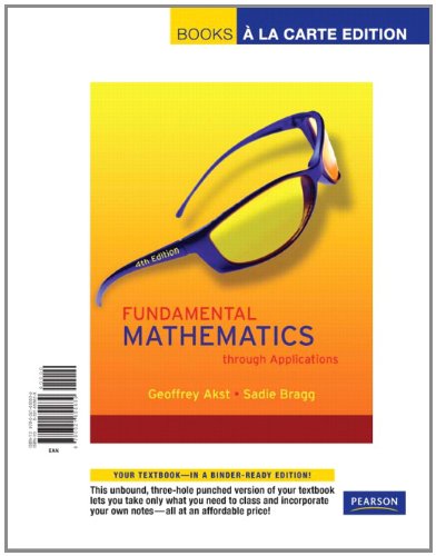 cheap Fundamental Mathematics through Applications (4th Edition)