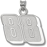 LogoArt Dale Earnhardt, Jr. Sterling Silver Large Pendant
