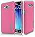 Phonelicious Slim Rugged Case with Screen Protector and Stylus for Samsung Galaxy J7 – Pink Matte