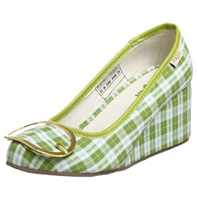 Sugar Women's Nancy Drew Mini Plaid Wedge