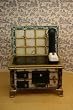 Miniature German Antique Tile Tin Stove by J. Shopper
