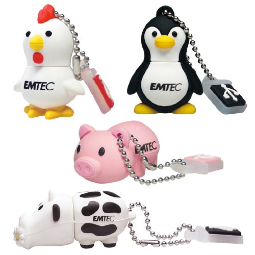 Emtec Animal USB 4GB Chicken/ Penguin