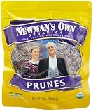Newmans Own Organics California Prunes, Pitted, 12-Ounce Pouches (Pack of 6)