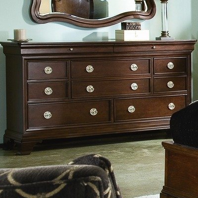 Urban Heights Nine Drawer Dresser In Chocolate Cherry