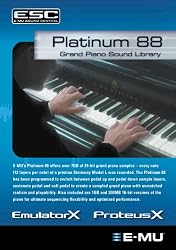 E-MU EM8670 Platinum 88 Grand Piano Sound Library for Emulator X2 and Proteus X2