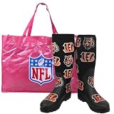 Cuce Shoes Cincinnati Bengals Women's Enthusiast Rain Boot 7