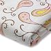 SwaddleDesigns Cotton Flannel Paisleys Fitted Crib Sheet, Pastel Pink