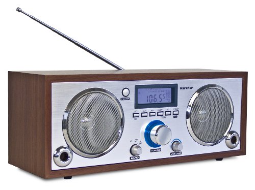 Karcher RA 2005 Retro Radio mit gro&szlig;em LCD-Display