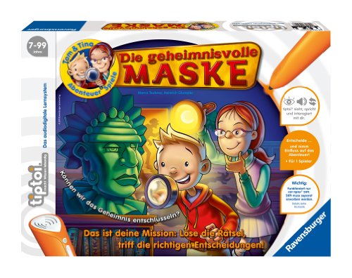 Ravensburger 00520 - tiptoi�: Tom & Tina - Die geheimnnisvolle Maske (Ohne Stift)