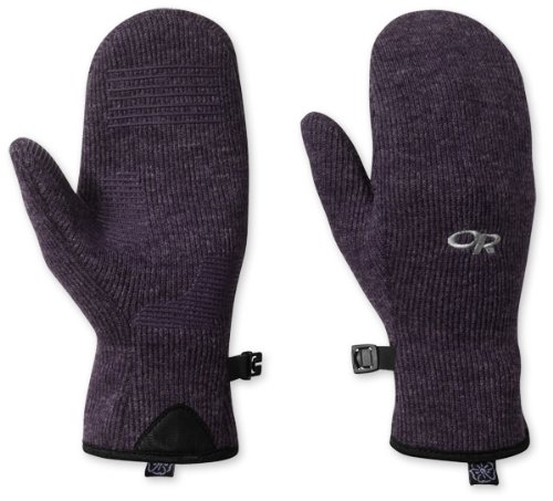 Outdoor Research Women's Flurry Mitts, Eggplant, 
