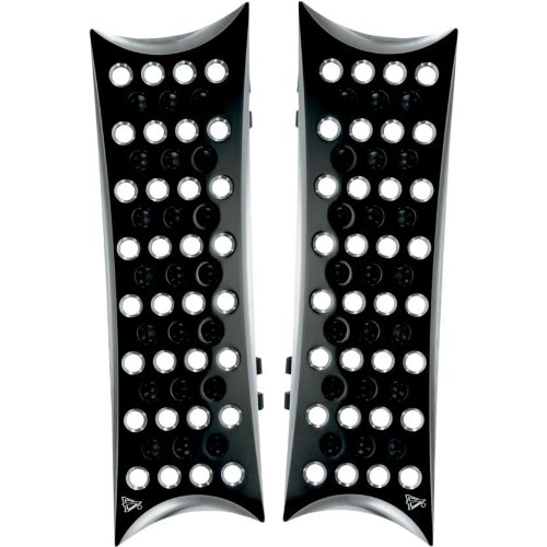 Battistinis C-Thru Black Rectangular Driver Floorboards 06-830