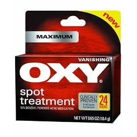 Oxy Spot Treatment, Maximum, Vanishing, 0.65 Ounce (Pack of 3)