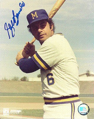 Autographed/Hand Signed 8x10 Photo Sal Bando Milwaukee Brewers