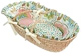 Hoohobbers Doll Moses Basket, Sweet Pea