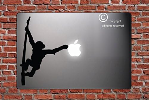 MONKEY BRANCH-Vinyl Decal Sticker Skin Laptop Cover For Apple Macbook Pro Mac 13 inch-Black