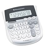Texas Instruments Ti-1795sv Handheld Calculator Eight-Digit Lcd Dual Solar/ ....