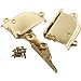 Cedar Chest Hinge and Lid Support, Brass